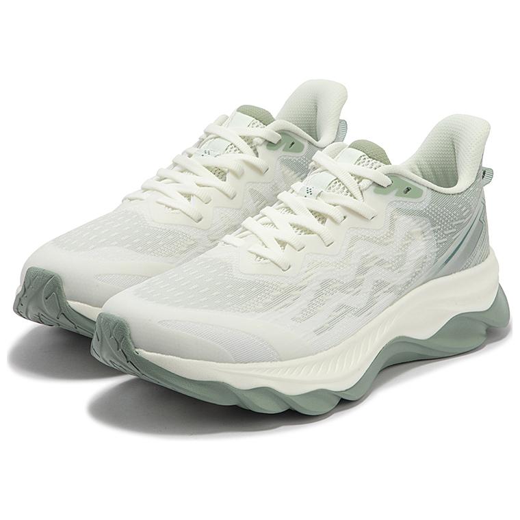361° Cushioning Abrasion Resistant Cushioning, Wear Resistant Low top Casual Running Shoes Men’s White Green