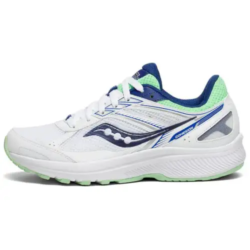 saucony Women's Cohesion 14 'White Navy Mint'