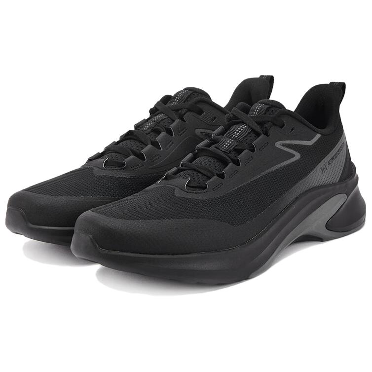 361° Peak Tooth Running Shoes Men’s Low Top Obsidian Black/Smoke Gray