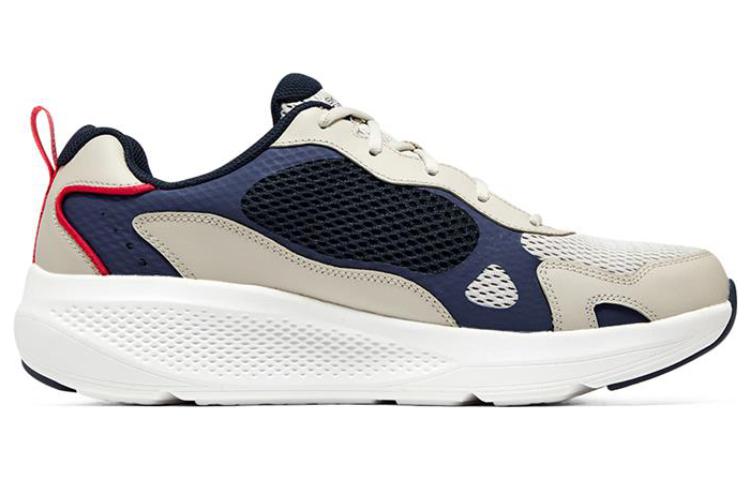 Skechers GO RUN Elevate Mesh, Synthetic Leather Low top Casual Running Shoes Men’s Blue Gray