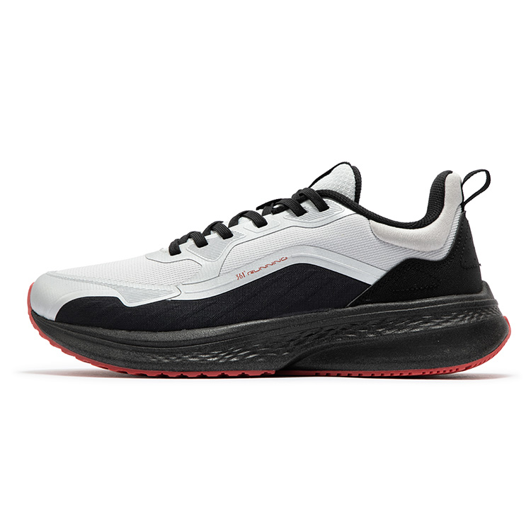 361° Slip Resistant Abrasion Resistant Low top Casual Running Shoes Men’s White Black