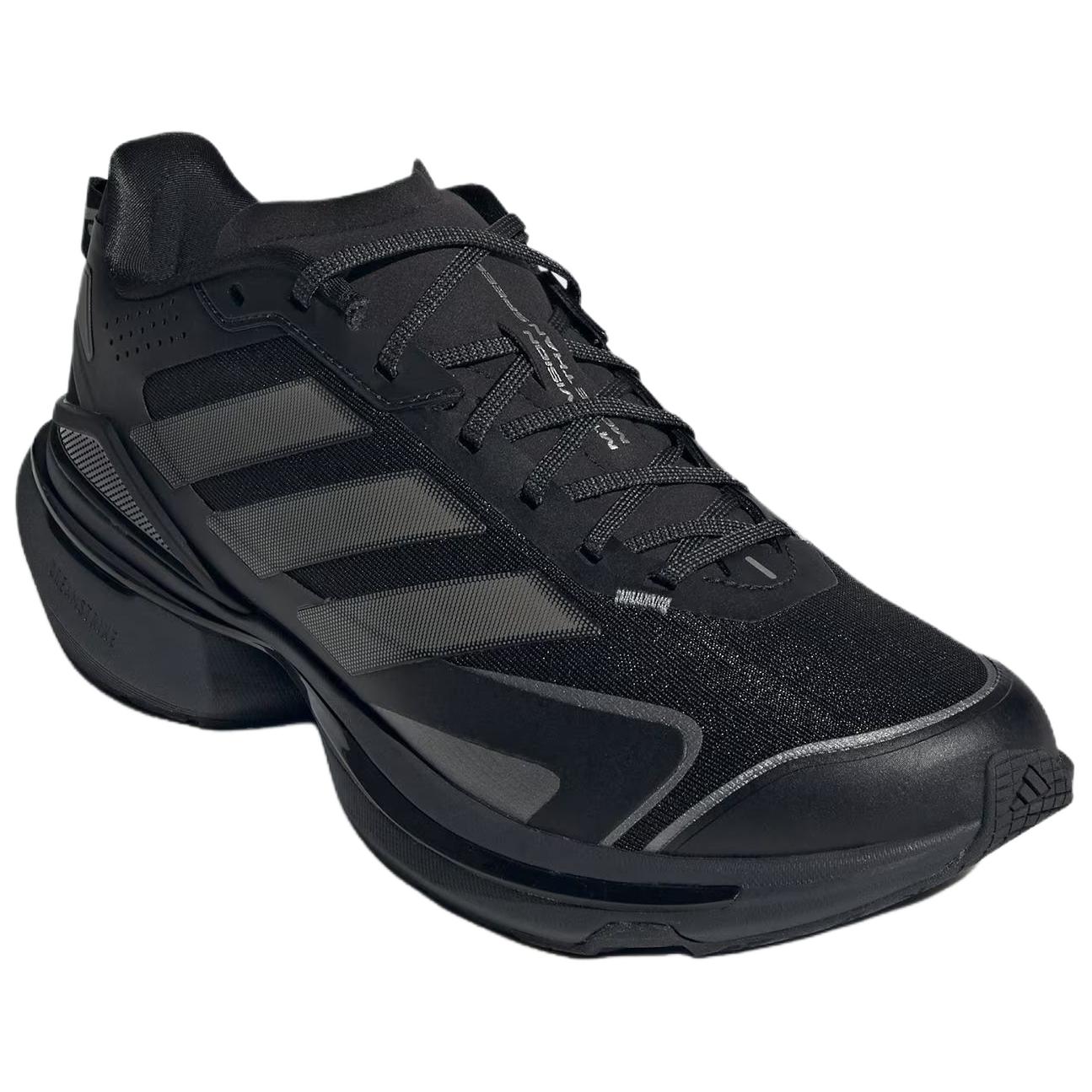 Adidas MTS Textile, Synthetic Leather Low top Casual Running Shoes Unisex Black