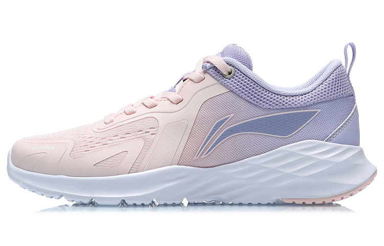 Li Ning Cushioning, Wear Resistant Low top Running Shoes Women’s Purple Pink
