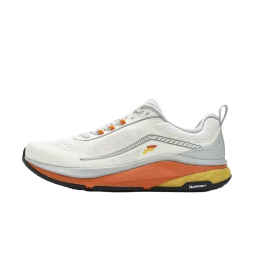 FILA SPD PANTHER 2 Fabric Breathable Low top Running Shoes Men's Cream White