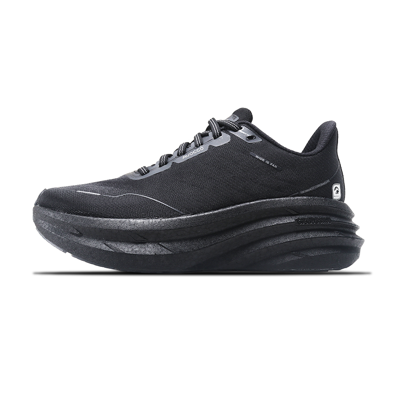 AVOCCO Cushioning Low top CPU Outsole Running Shoes Unisex Black Noah