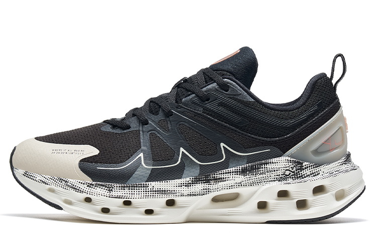 XTEP Cushioning Spin 10.0 Slip Resistant Abrasion Resistant Low top Running Shoes Men’s Black Gray