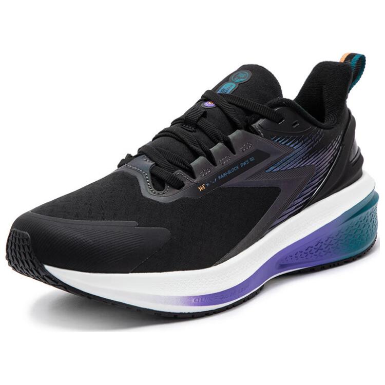 361° Rain Screen 7.0 Fleece Lined Comfortable Low top Running Shoes Men’s Black Purple