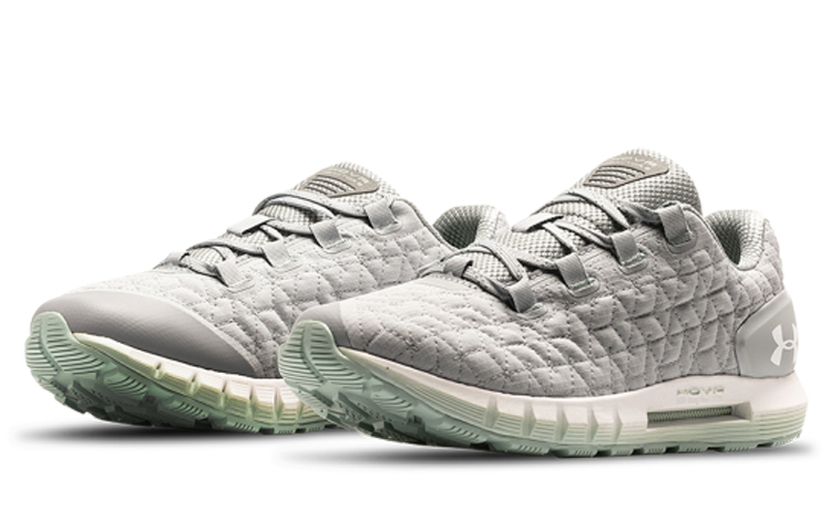 Женские кроссовки Under Armour HOVR ColdGear® Reactor 2 NC (серо-зеленые) — фото 3