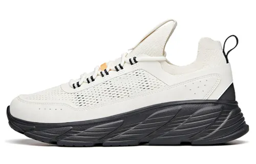Anta Cushioning Height Increasing Rebound Low top Running Shoes Men's White Gray