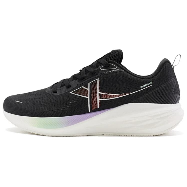 XTEP Cushioning, Wear Resistant Low top Running Shoes Women’s Black White