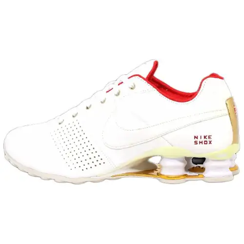 Nike Shox Deliver Cushioning Slip Resistant Abrasion Resistant Low top Training Running Shoes Women's White