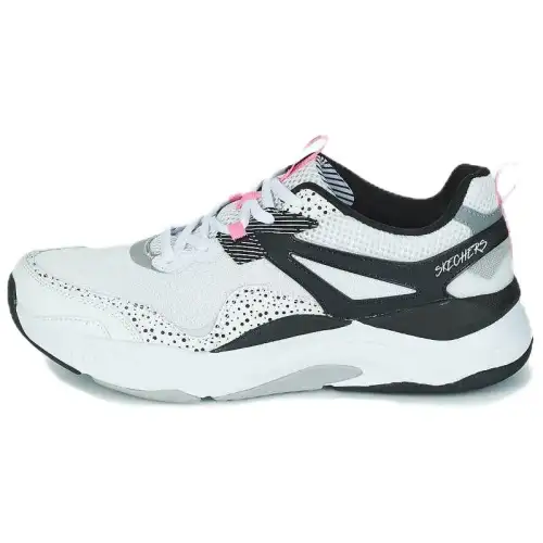 Skechers Mira Comfortable Cushioning Abrasion Resistant Breathable Low top Running Shoes Women's White Pink