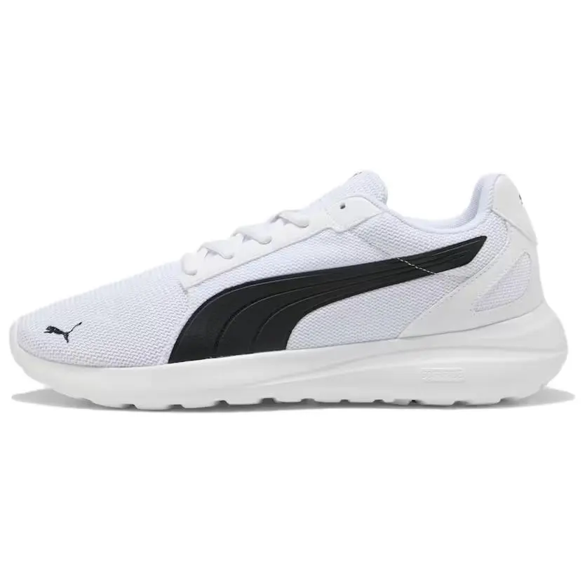 PUMA Softride Slip Resistant Abrasion Resistant Low top Casual Running Shoes Unisex White