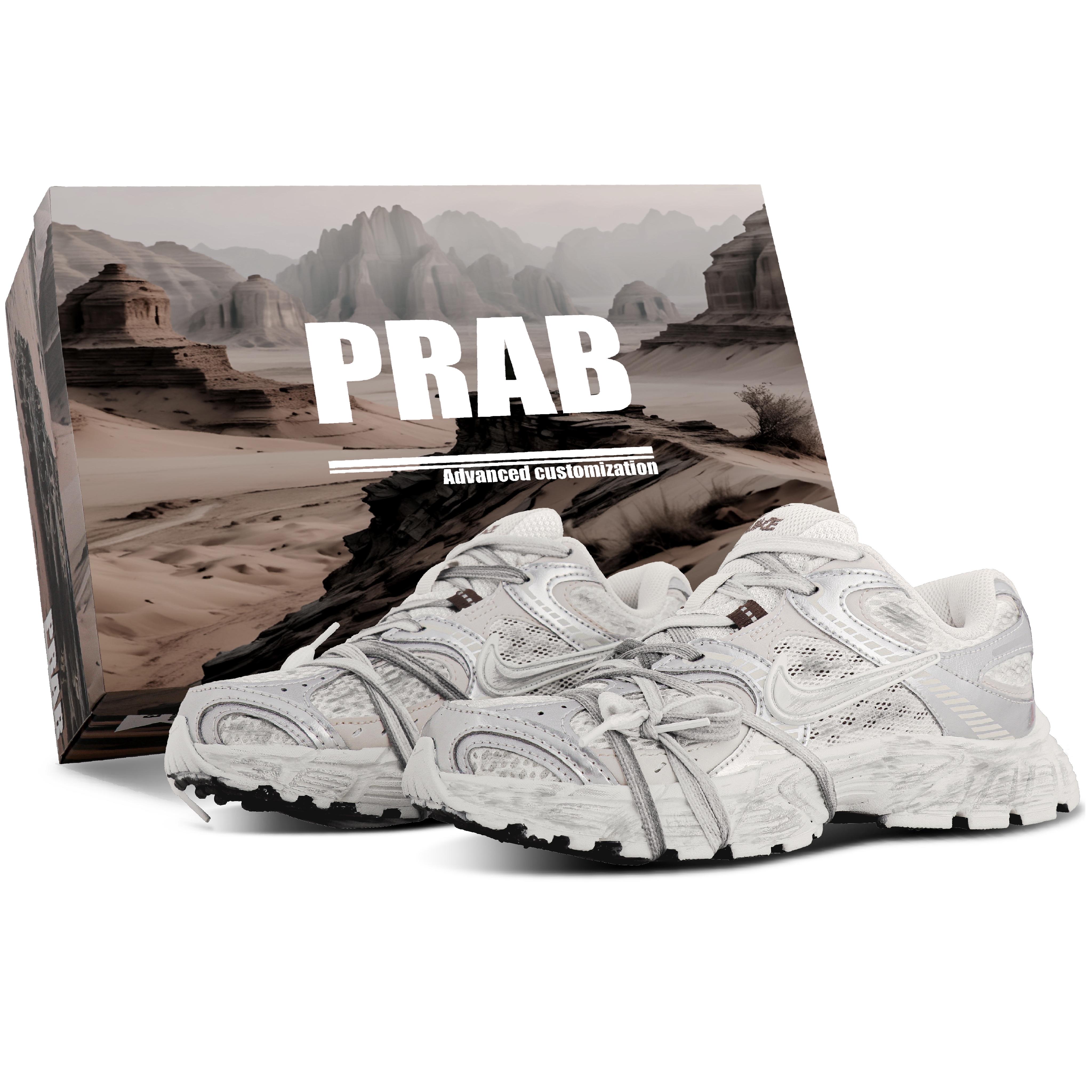 Nike V5 RNR Abrasion Resistant Breathable Abrasion Resistant Breathable Low top Running Shoes Unisex Silver Gray