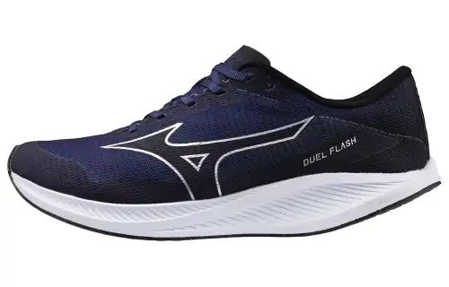 Mizuno Duel Flash Wide 'Navy Silver Black'