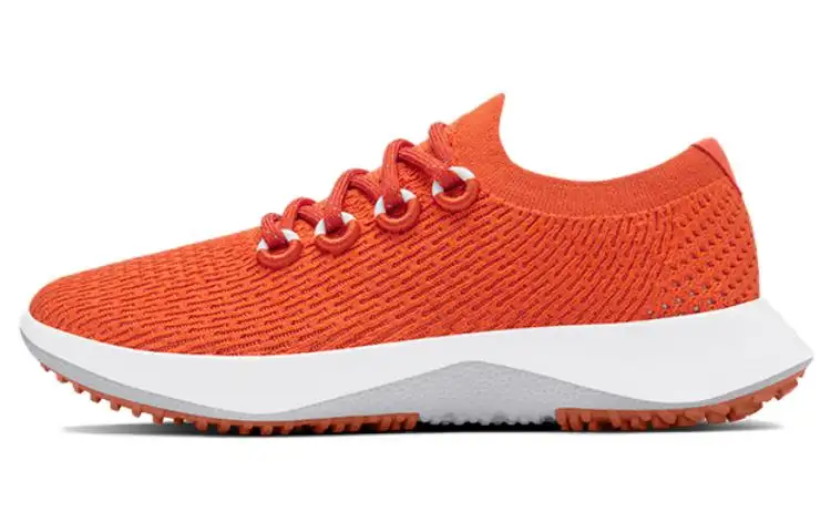 Allbirds Tree Dasher Slip Resistant Abrasion Resistant Low top Running Shoes Men's Red Rust Orange