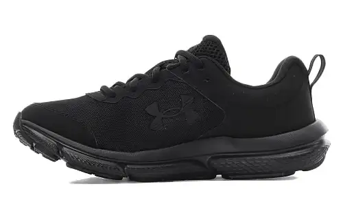 Under Armour Charged Assert 10 Abrasion Resistant Breathable Low top Running Shoes Women's Black