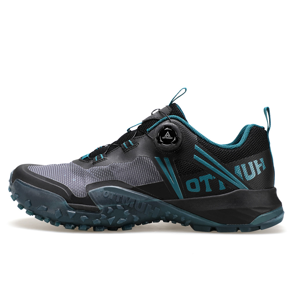 HUMTTO Low top Outdoor Shoes Men’s Black Blue