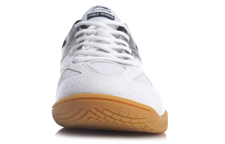 LINING Hawk-Eye Men’s Table Tennis Shoes — White/Black