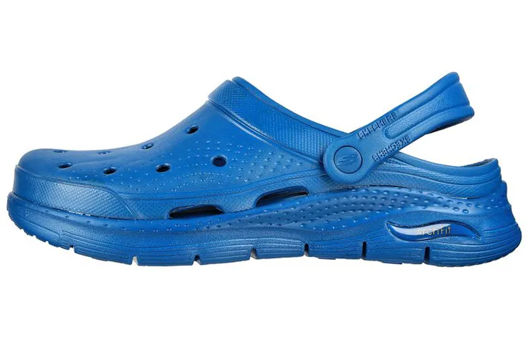 Skechers Arch Fit Valiant Beach Sandals Men's Blue