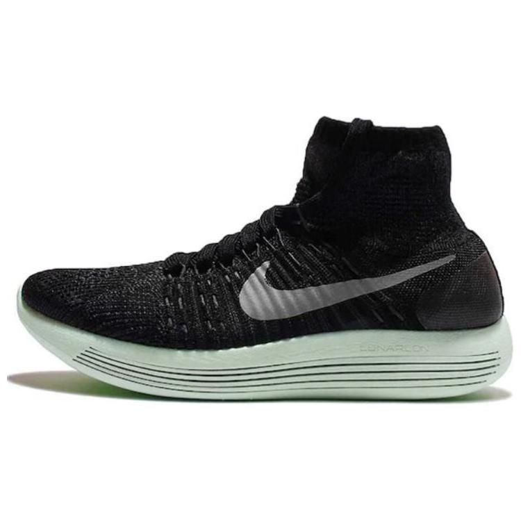 Nike Lunarepic Flyknit Lb Black Metallic Silver Women’s