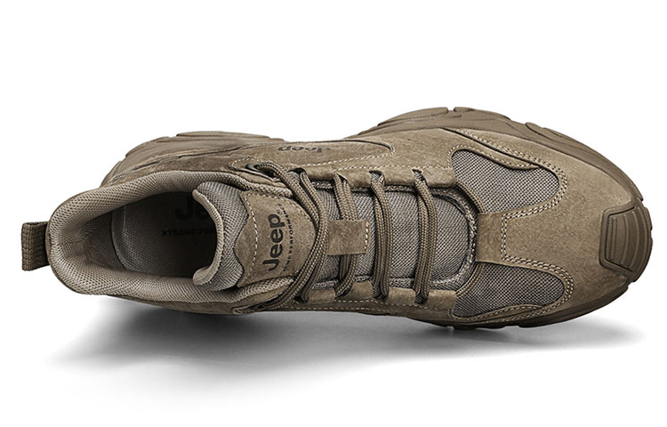Jeep Wear resistant And Lightweight Low top Outdoor Shoes Men’s Khaki