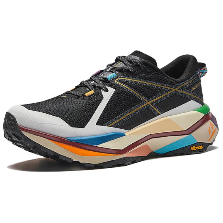 Anta Peregrine Falcon 2 Slip Resistant Abrasion Resistant Low top Trail Running Shoes Men’s Black White