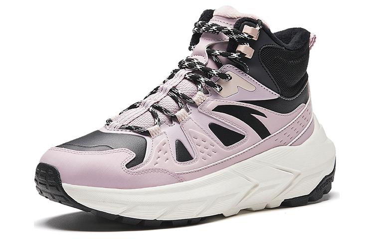 Anta Cushioning Abrasion Resistant Cushioning, Wear Resistant High top Outdoor Shoes Women’s Purple Black