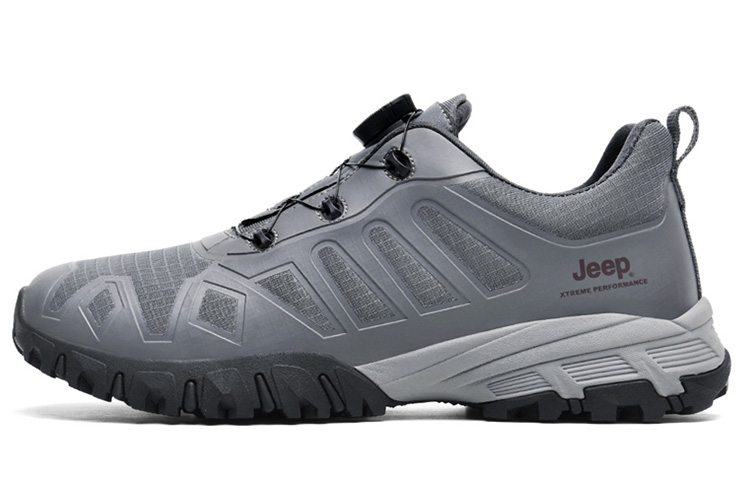 Jeep Lightweight Abrasion Resistant Low top Outdoor Shoes Men’s Gray