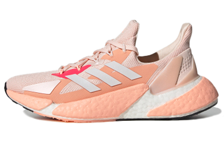 Женские кроссовки adidas X9000l4 (розово-белые)