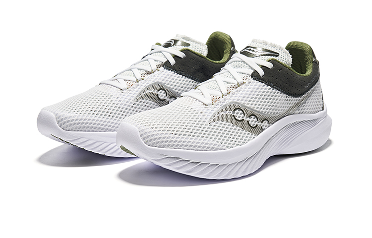 Saucony Kinvara Elite 14 Cushioning Low top Running Shoes Men’s White Green