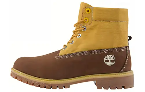 Timberland Premium 6 Inch Waterproof Boots 'Brown Nubuck With Wheat'