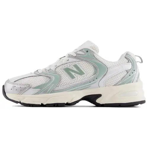 530 New Balance 'Silver Metallic Mosaic Green'