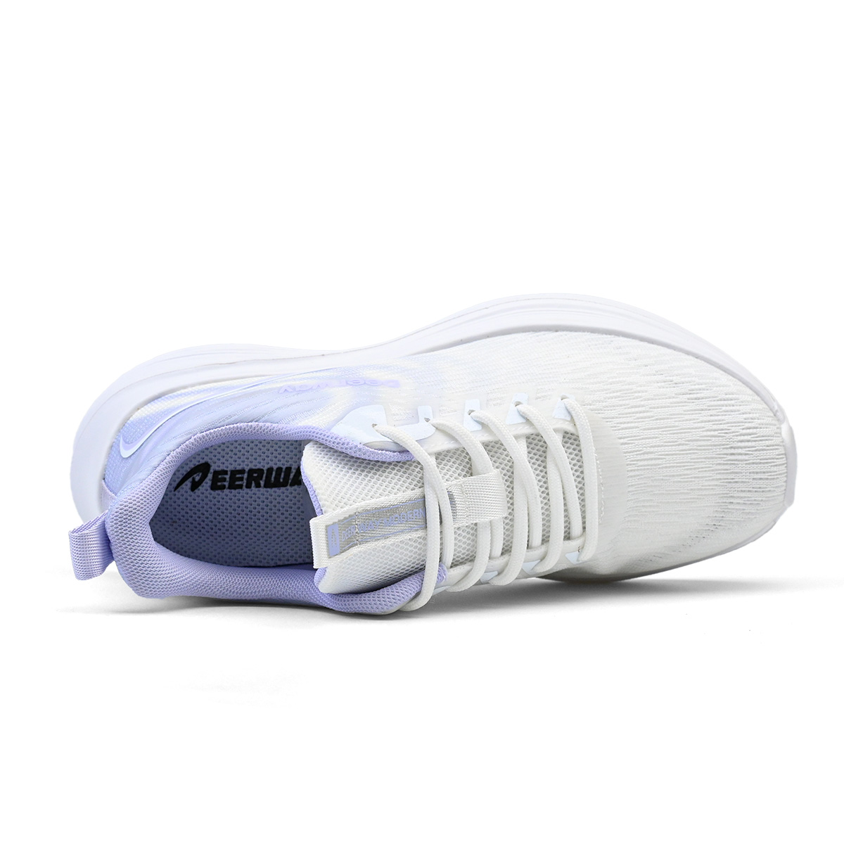 DEERWAY Low top Running Shoes Women’s White Purple