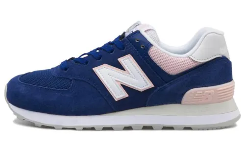 New Balance NB 574 Low top Running Shoes Women's Blue Pink