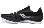 Saucony Mesh Cushioning Lightweight Abrasion Resistant Slip Resistant Low top Running Shoes Men's Black White