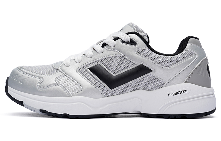 PONY MJ-72 Cushioning Slip-Resistant Lightweight Coverage Low-Top Casual Running Shoes Unisex Gray