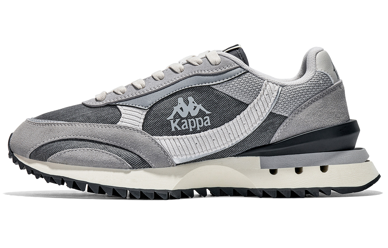 Kappa Non slip Lightweight Low top Running Shoes Unisex Gray