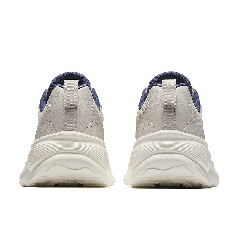 Anta Cushioning Slip Resistant Abrasion Resistant Low top Comfort Elastic Technology Running Shoes Men’s Gray