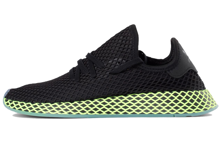 Кроссовки adidas adidas originals Deerupt (черно-зеленые)