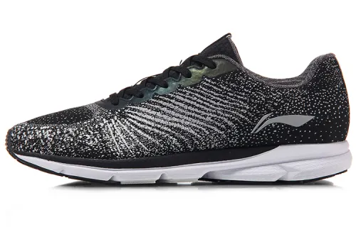 Li Ning Fabric Cushioning Slip Resistant Abrasion Resistant Breathable Lightweight Low top Running Shoes Unisex