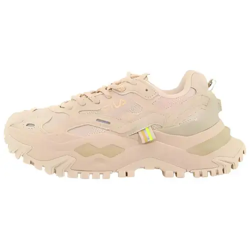 FILA FUSION Bianco Abrasion Resistant Low top Chunky Sneakers Women's Beige Yellow