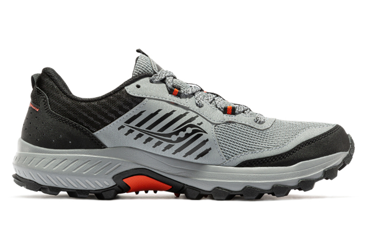 Saucony Excurison Hiking Running Shoes Men’s Low Top Gray/Orange
