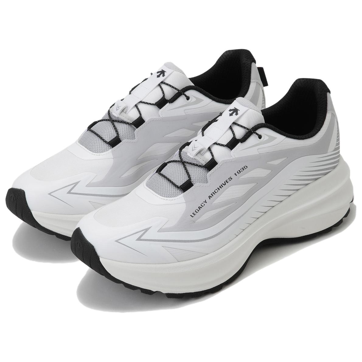 DESCENTE City Lift Low top Running Shoes Unisex White Gray Black