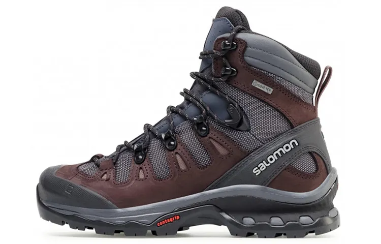 SALOMON Outdoor Shoes Women's High Top Black/Brown