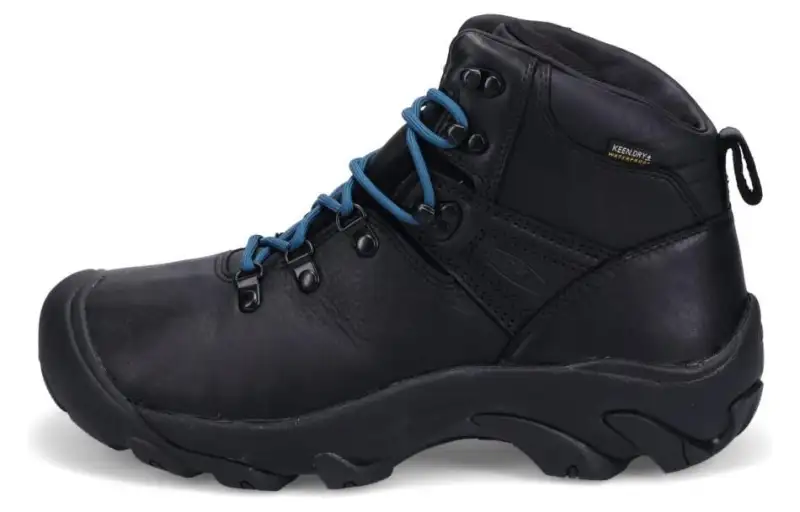 Keen Pyrenees Wear resistant And Waterproof High top Outdoor Sports Shoes Men's Black Blue