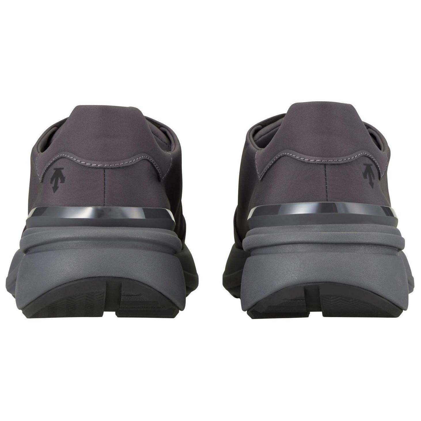 DESCENTE Slip Resistant Abrasion Resistant Slip Resistant Abrasion Resistant Low top Running Shoes Unisex Purple Gray