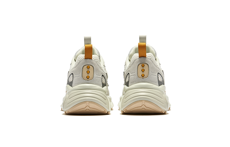 Saucony 2K CAVALRY Cow Leather, Synthetic Leather Low top Casual Running Shoes Unisex Gray Beige