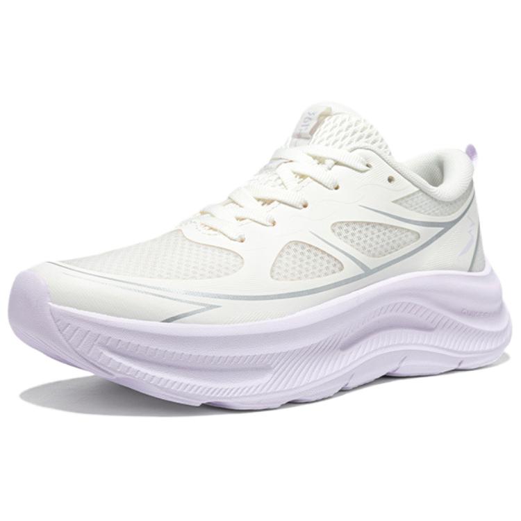 361° Slip Resistant Abrasion Resistant Low top Casual Sprint Running Shoes Women’s White Purple