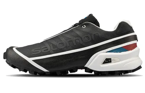 SALOMON Slip Resistant, Abrasion Resistant, Breathable Low top Running Shoes Men's Black